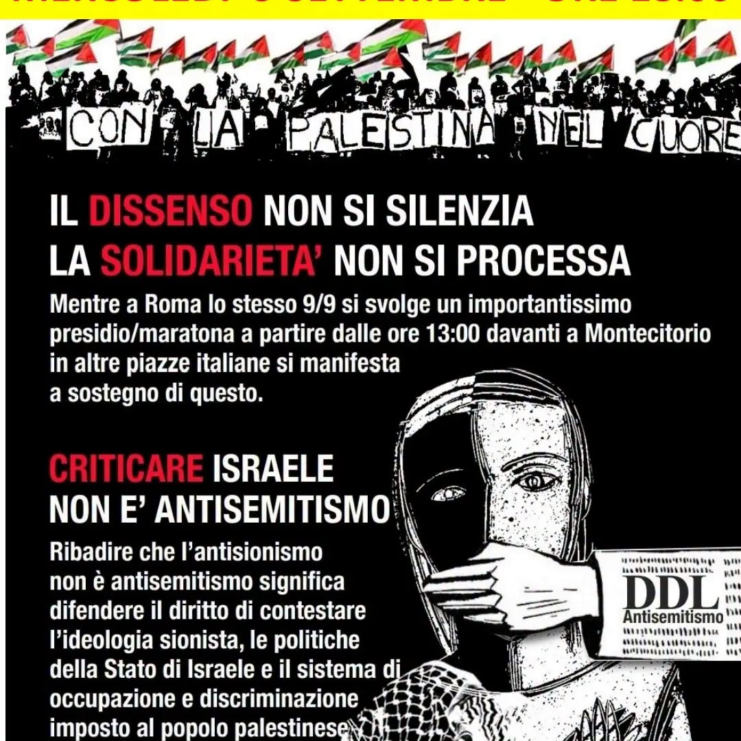 Libera critica ad Israele: siamo al reato d'opinione