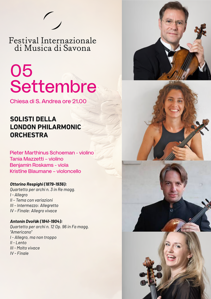 I solisti della London Philharmonic Orchestra in concerto a Savona