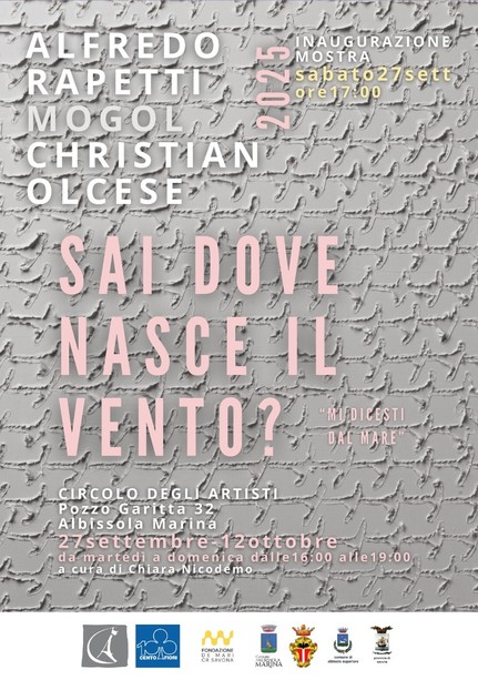 Sai dove nasce il vento? Mi dicesti dal mare