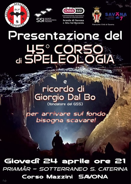 Corso di Speleologia