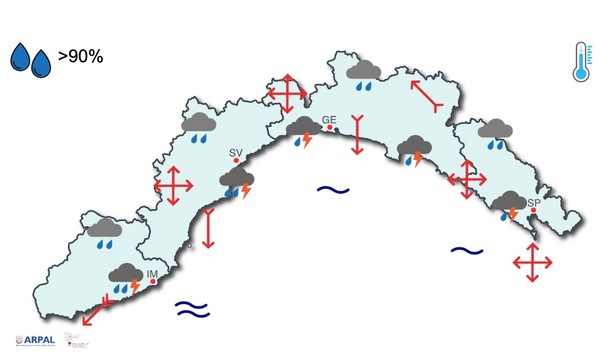 Meteo, prolungata l'allerta Meteo, prolungata l'allerta