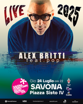 Savona, Alex Britti giovedì in piazza Sisto