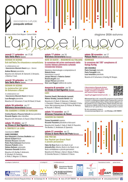 L'antico e il nuovo, la parola e la musica L'antico e il nuovo, la parola e la musica