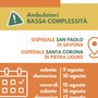 ASL 2 riattiva gli ambulatori a bassa complessità