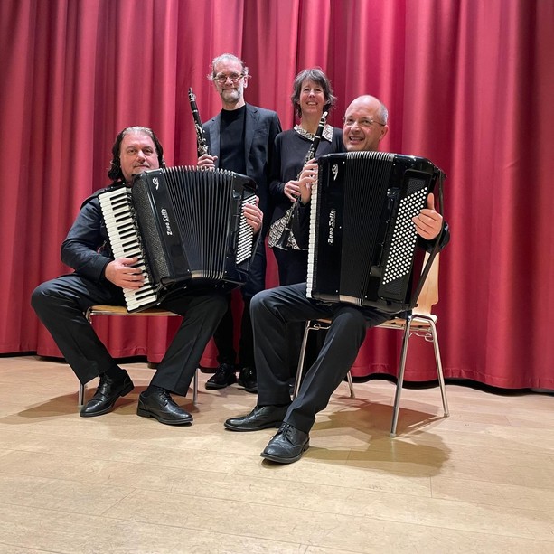Due fisarmoniche e due clarinetti ai pomeriggi della Mozart di Savona
