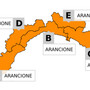 Meteo, allerta arancione sulla Liguria