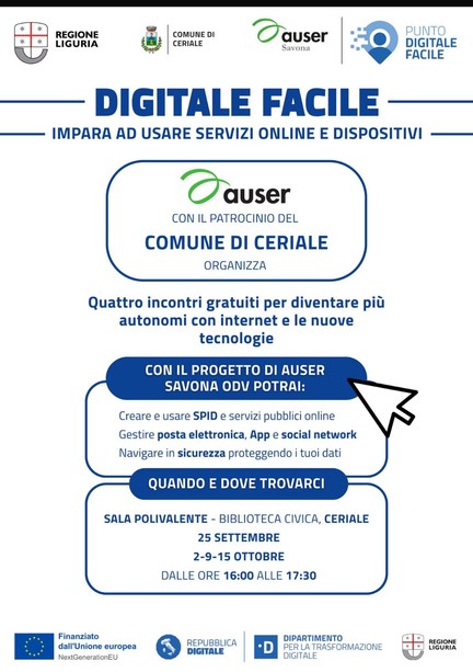 Ceriale, corsi di attività motoria e sul digitale