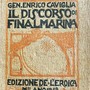 Il discorso di Finalmarina. Lettura scenica con musica Il discorso di Finalmarina. Lettura scenica con musica