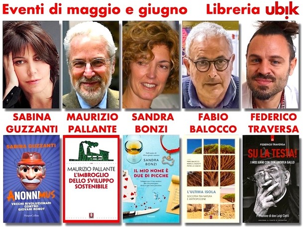 Ubik: gli incontri di maggio e giugno Ubik: gli incontri di maggio e giugno