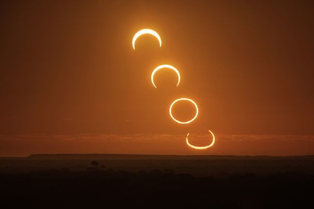 Eclissi con cometa