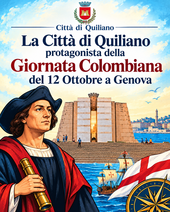 Giornata Colombiana, Quiliano rappresenterà la Liguria Giornata Colombiana, Quiliano rappresenterà la Liguria