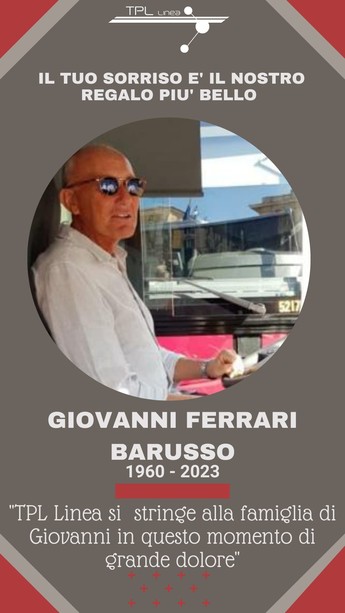 TPL Linea piange la scomparsa dell’amministratore delegato Giovanni Ferrari Barusso