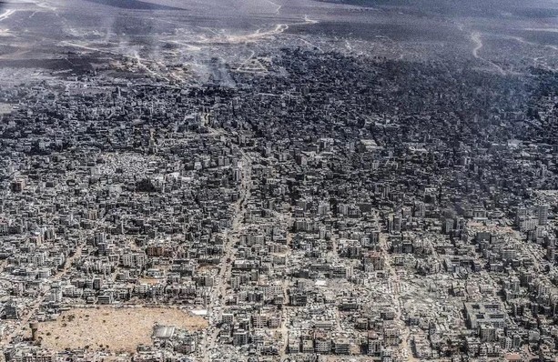 foto di Gaza City dalla pagina dell'Associazione culturale Liguria Palestina