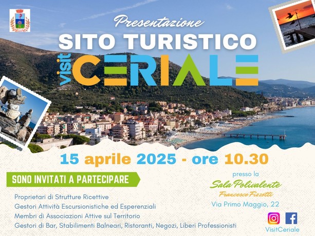 Ceriale presenta il nuovo sito dedicato al turismo