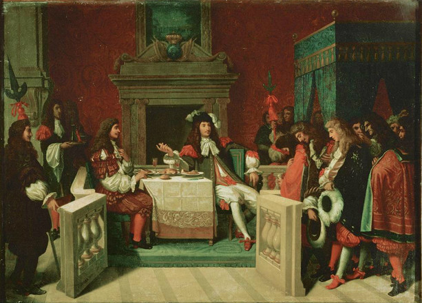 Jean-Auguste-Dominique Ingres, Louis XIV et Molière déjeunant à Versailles