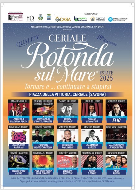 Estate in musica a Ceriale