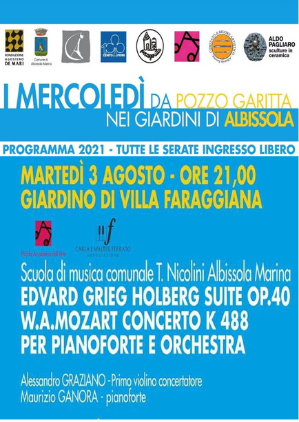 Il concerto nel giardino di Villa Faraggiana