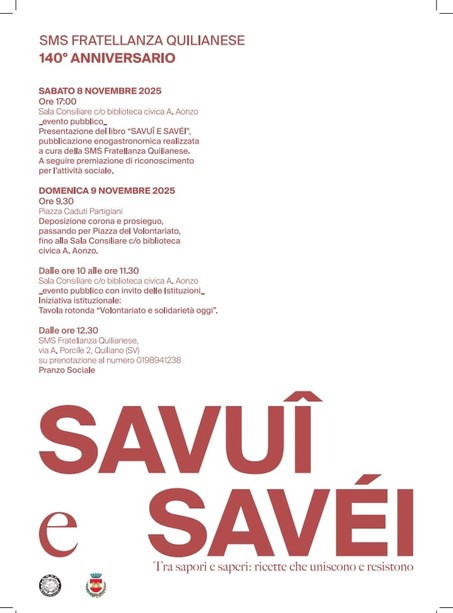 La SMS Fratellanza Quilianese compie 140 anni La SMS Fratellanza Quilianese compie 140 anni