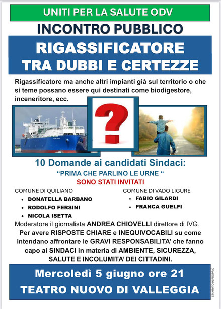 Rigassificatore tra dubbi e certezze