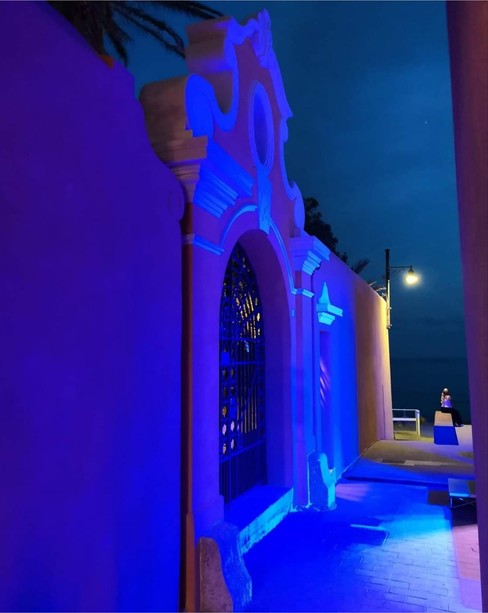 Piazza Libeccio prima di Luce bianca (foto Deborah Riccelli)