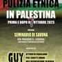 Pulizia etnica in Palestina, due incontri nel Savonese