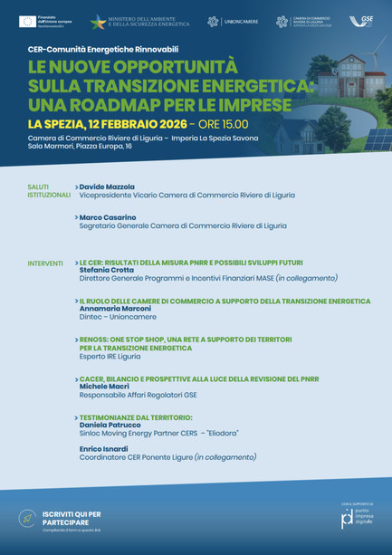 Imprese e transizione energetica: il 12 febbraio si parla di incentivi e opportunità