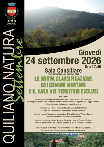 La nuova classificazione dei Comuni Montani e il caso dei territori esclusi La nuova classificazione dei Comuni Montani e il caso dei territori esclusi