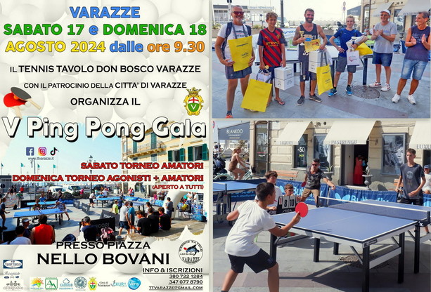 A Varazze la quinta edizione del Ping Pong Gala