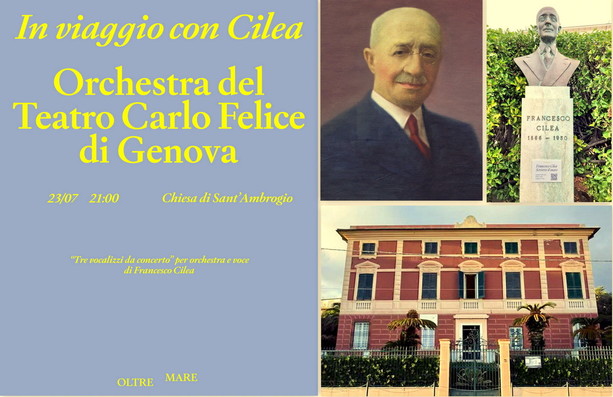 L’Orchestra del Carlo Felice a Varazze per il primo concerto del festival In viaggio con Cilea