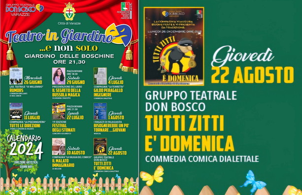 Teatro in Giardino a Varazze