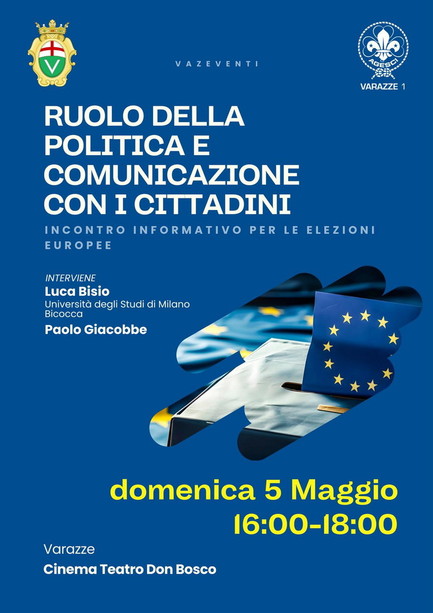 Varazze, un incontro con i giovani sulle elezioni europee