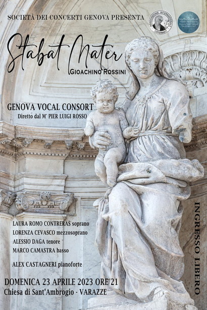 Varazze, domani in Sant'Ambrogio lo Stabat Mater di Gioachino Rossini
