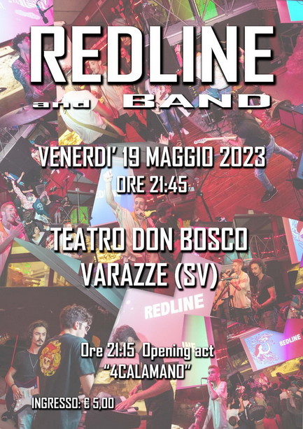 RedLine and Band in concerto a Varazze
