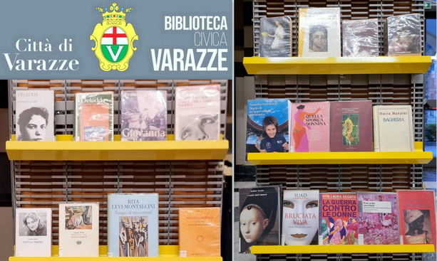 Alla Biblioteca Civica di Varazze una collezione di volumi dedicati alle Donne