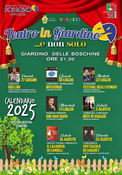 Torna a Varazze il teatro in giardino