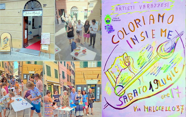 Coloriamo insieme: pomeriggio creativo in piazza a Varazze