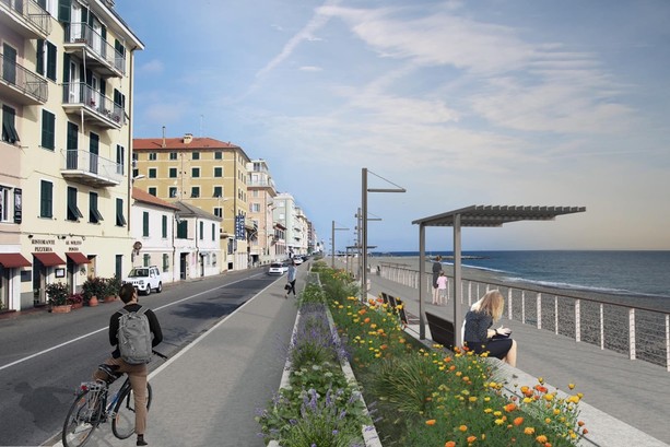 Varazze, in ritardo i lavori per il rifacimento del lungomare di levante