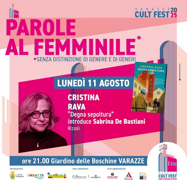 Cristina Rava all’ultimo appuntamento del Varazze Cult Fest 2025