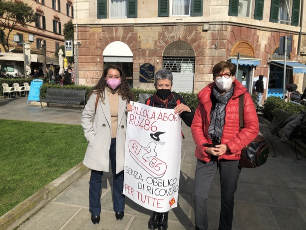 Da sinistra Alice Merlo, Maurizia Nichelatti e Rosanna Lavagna