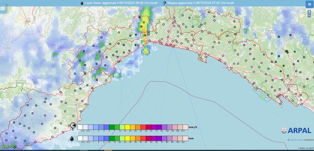 Maltempo, modello Genova sott'acqua. Temporali a Savona