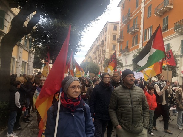 Palestina: la piazza di Savona