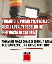 Savona, firmato il primo protocollo sugli appalti pubblici