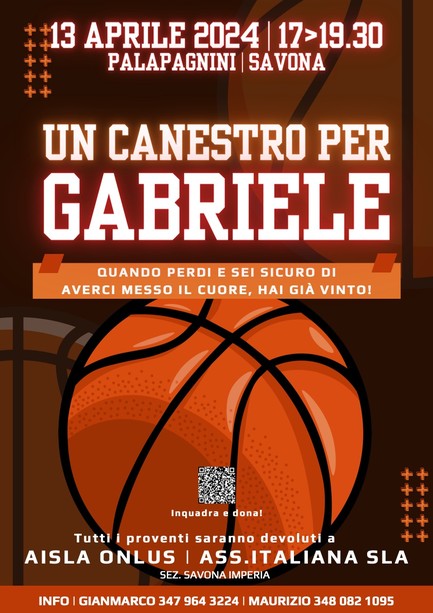 Un canestro per Gabriele