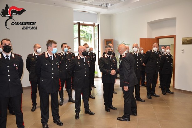 Savona: il Generale di Corpo d’Armata Gino Micale in visita al Comando Provinciale