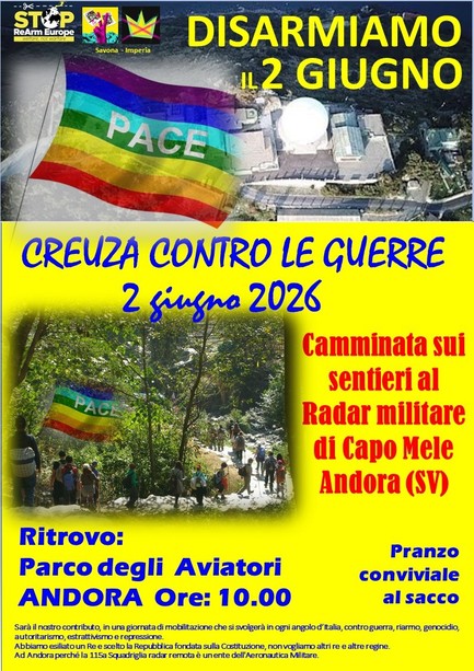 Disarmiamo il 2 giugno Disarmiamo il 2 giugno
