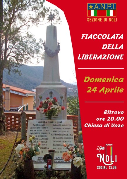 Noli, 25 aprile: concerto e fiaccolata