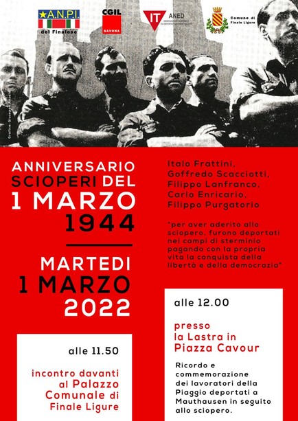 L'ANPI di Finale ricorda il 1 marzo 1944