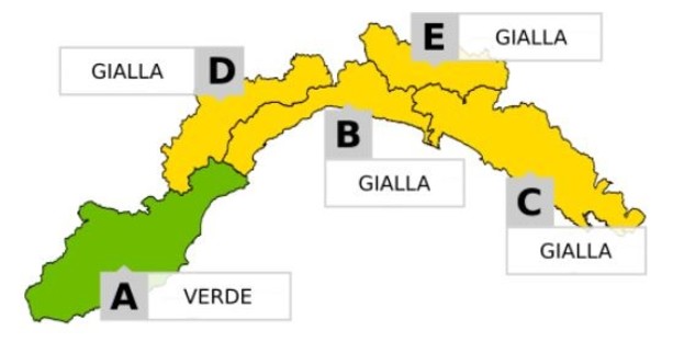 Allerta per temporali