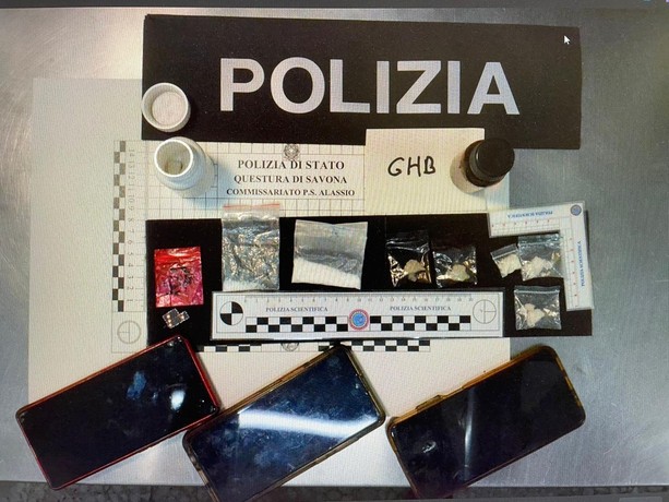 Metanfetamine e droga dello stupro: un arresto ad Alassio