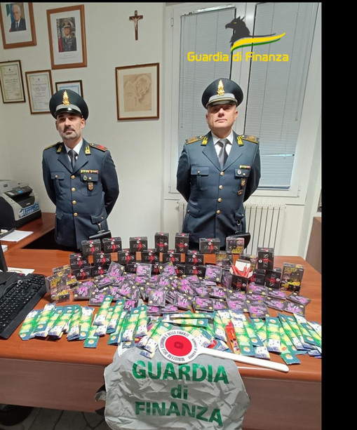 Fuochi d'artificio illegali sequestrati a Loano